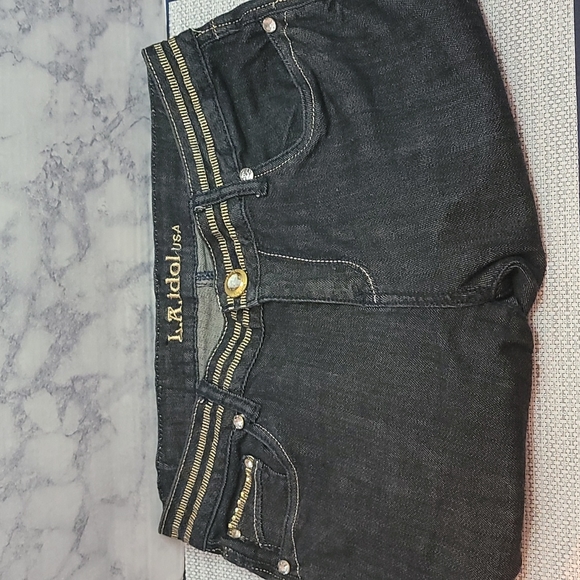 L.A. Idol Jeans Junior's Size 11 Denim Noot Cut - Picture 5 of 9